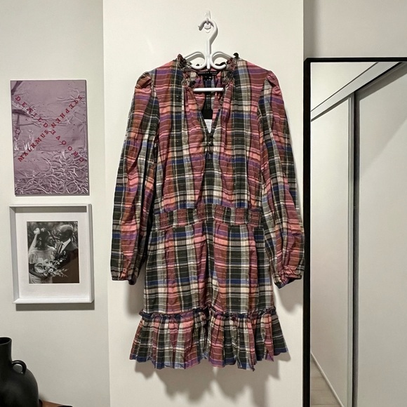 Veronica Beard Multicolor Plaid Dress - Picture 6 of 11